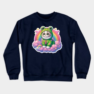 Froggy Cat Crewneck Sweatshirt